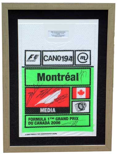 Unbranded Canadian Grand Prix 2006 and#8211; Multi signed FIA official marshals tabard