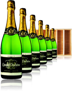 Unbranded Canard-Duchandecirc;ne Six Wooden-boxed 6 bottle Gift Pack (6x75cl)