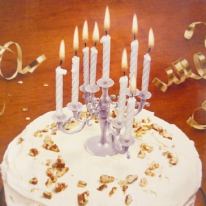 Unbranded Candelabra Cake Topper