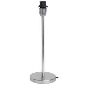 Candlestick Lamp Base- Stainless Steel