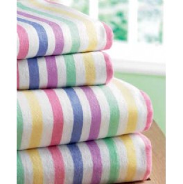 Unbranded CANDYSTRIPE FLANNELETTE SHEETS