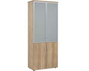 Unbranded Canning High Cupboard with glass doors