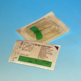 Unbranded Cannula Valuset Winged 23g 0.6 x 20mm 30cm (Blue)