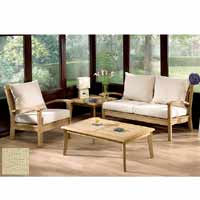Canterbury 2 Seater Sofa with Chenille Cushions Natural