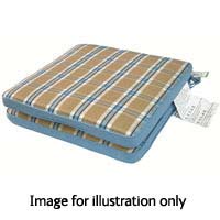 Canterbury Bench Cushion Blue Check
