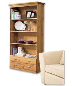 Canterbury Solid Pine Bookcase