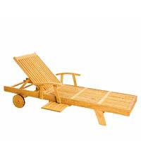 Canterbury Sunlounger Roble Wood