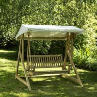 Canterbury Swing Bench Roble Wood