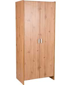 Unbranded Capella 2 Door Wardrobe - Pine Effect
