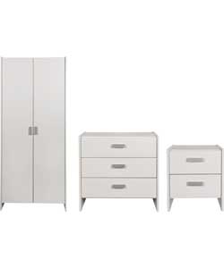 Unbranded Capella 3-Piece 2 Door Wardrobe Package - Soft