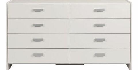 Unbranded Capella 4 4 Drawer Chest - Soft White Effect