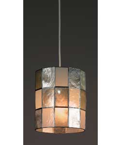 Unbranded Capiz Cylinder Shade