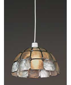 Unbranded Capiz Half Ball Pendant