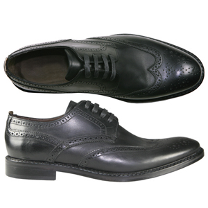 A 4 eyelet Derby shoe from Jones Bootmaker. A County style Brogue with soft Leather uppers and wing-