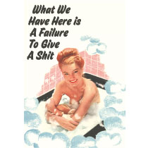 Unbranded Card - Failure to give a shit