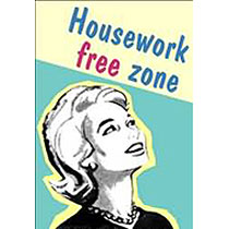Unbranded Card - Housework free zone
