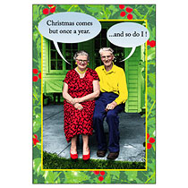 Unbranded Card 5 Pack - Christmas Comes
