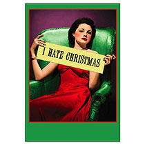 Unbranded Card 5 Pack - I hate Christmas