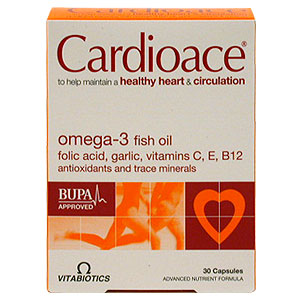 Cardioace By Vitabiotics Capsules - Size: 30 Capsules