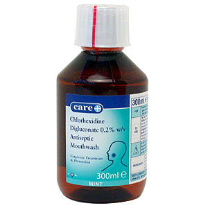 Unbranded Care Chlorhexidine Antiseptic Mouthwash - Mint