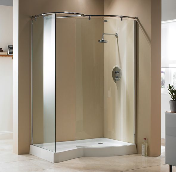 Carlyle Walkin Shower Enclosure with Tray Bathroom Product review, compare prices, buy online