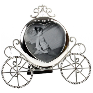 This wonderful eye catching unique Cinderella Wedding Carriage Photo Frame is a wonderful place to d