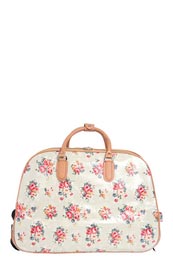Unbranded Carrie Floral printed Large Luggage Trolley
