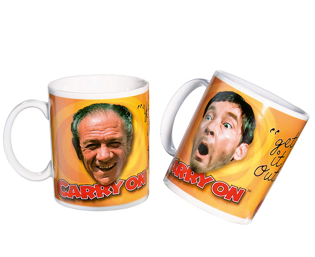 Unbranded Carry on Mugs - Kenneth Williams and Sid James