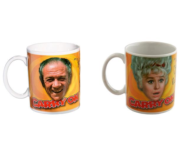 Unbranded Carry on Mugs - Sid James Barbara Windsor