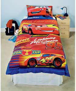 Cars Movie Single Duvet Cover Set