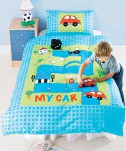 Cars Play Single Duvet Cover Set