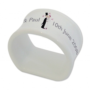 Unbranded Cartoon Couple Napkin Ring