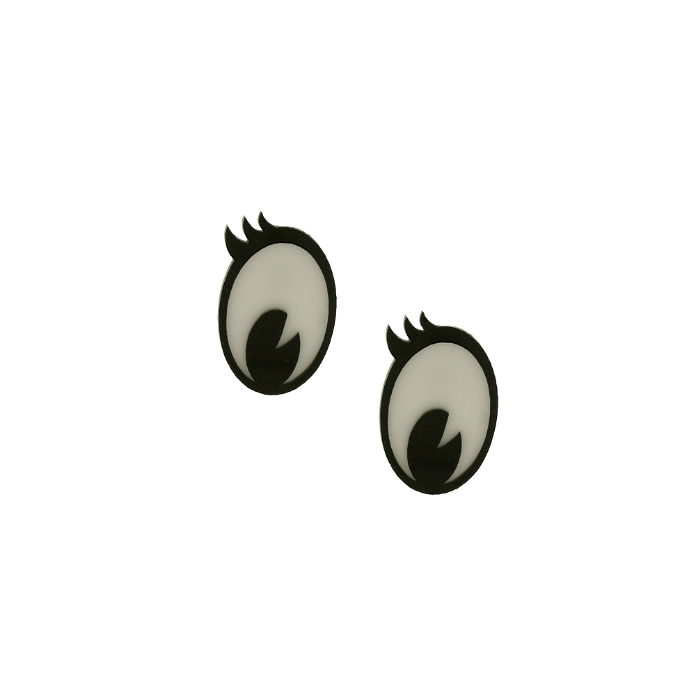 Unbranded Cartoon Eye Studs