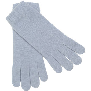 Cashmere Gloves- Blue- One Size