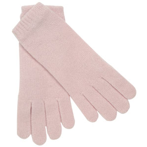 Cashmere Gloves- Pink- One Size