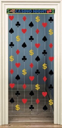Unbranded Casino Night Door Dangler Decoration