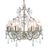 Cassa 8 Light Pendant Gold/Silver Effect