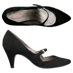 Cassie - Black Suede