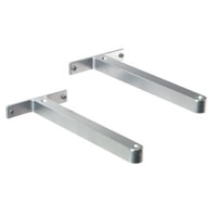 Cast Brackets Aluminium Finish Pack 2