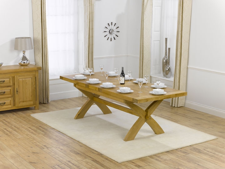 Unbranded Castillo Oak Extending Dining Table - 200-240cm