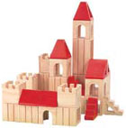 build a castle from wooden bricks