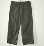 Casual Trousers with Leg Zips- Khaki - 4 yrs