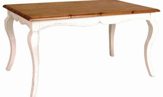 Catalan French Dining Table - White