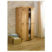 Unbranded Catarina 2 Door Robe, Antique Pine