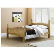 Unbranded Catarina King Bed, Antique Pine And Silentnight