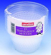 Unbranded Catering: Clear Trifle /Jelly Moulds Pk10