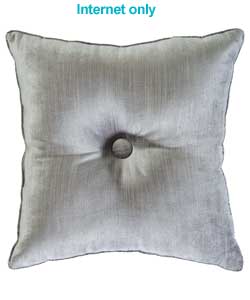 Unbranded Catherine Lansfield Cubic Cushion - Silver