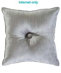 Unbranded Catherine Lansfield Cubic Cushion - Silver