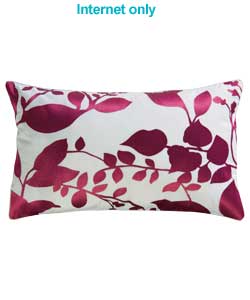 Unbranded Catherine Lansfield Harmony Cushion - Damson
