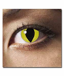 Cats Eye Contact Lenses with Cleaner